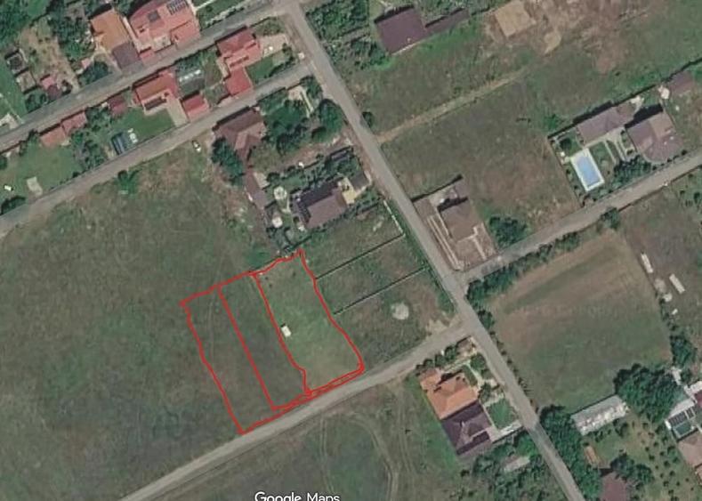 Teren de 1047 mp, în Exterior Vest
