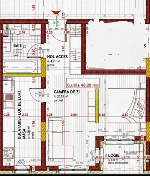 Apartament de tip studio, 40 mp, garaj, Eroilor - 10