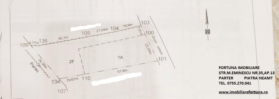 Teren Construcții intravilan de 2367 mp, în Exterior Est