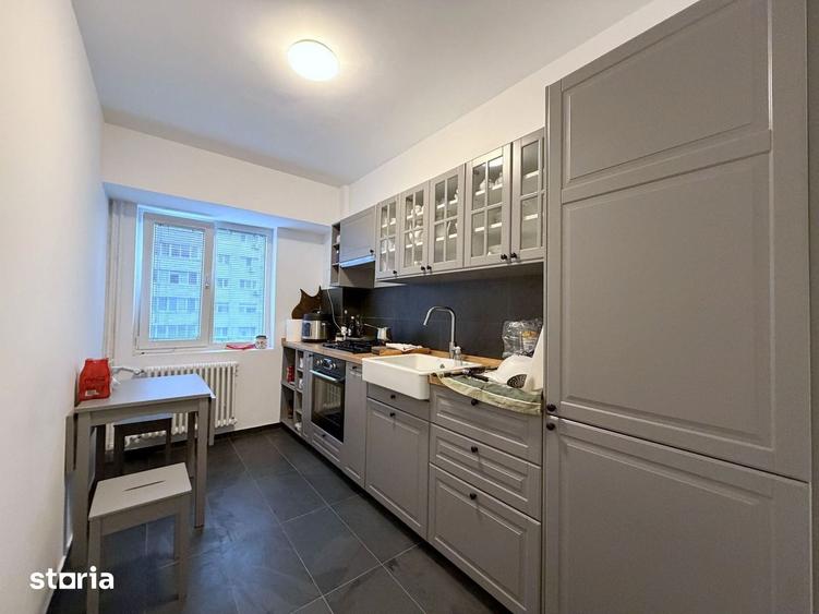 Apartament cu 3 camere, mobilat în Grivița