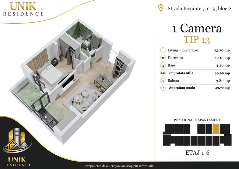 Studio | Comision 0% | Metrou Berceni | Centrala proprie | - 7