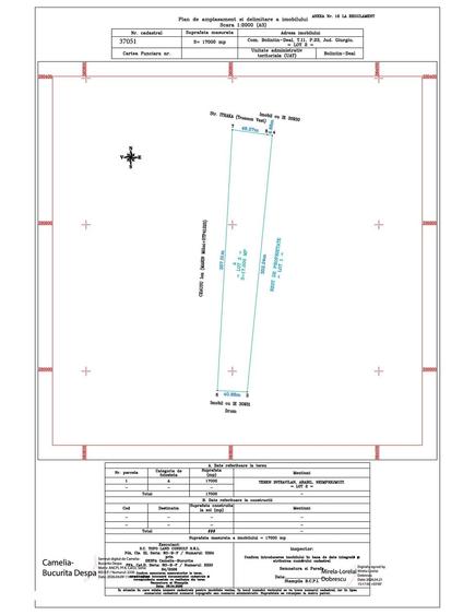 Teren intravilan 17.000 mp A1 km 25 Bolintin-Deal 6 km A0 langa VOLVO - 3