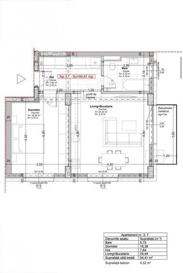 Apartament cu 2 camere decomandat în Soarelui