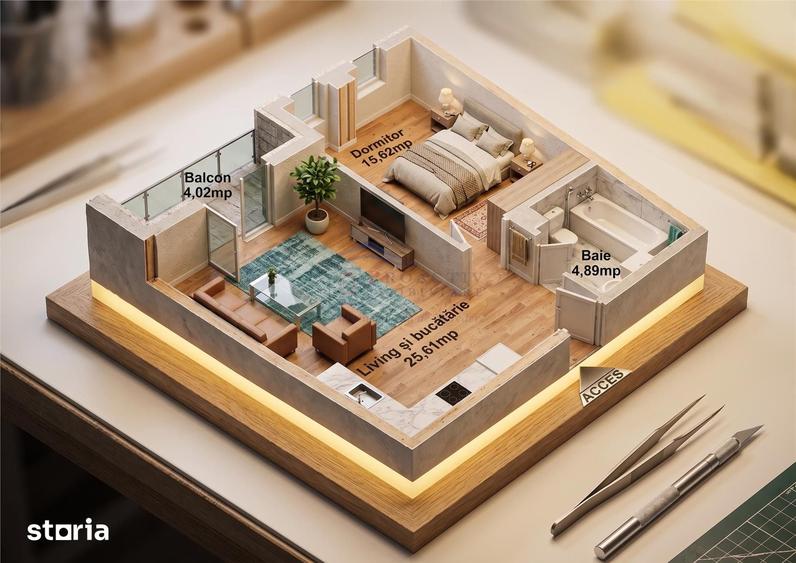 Apartament cu 2 camere în Central