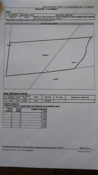 Teren de 8632 mp, în Sopor