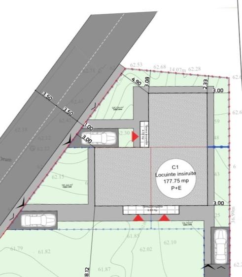 Triplex P+1 de Vânzare Dancu Iași 2026 - 93mp + Teren 110mp - 140.000€ - Comision 0% - 2