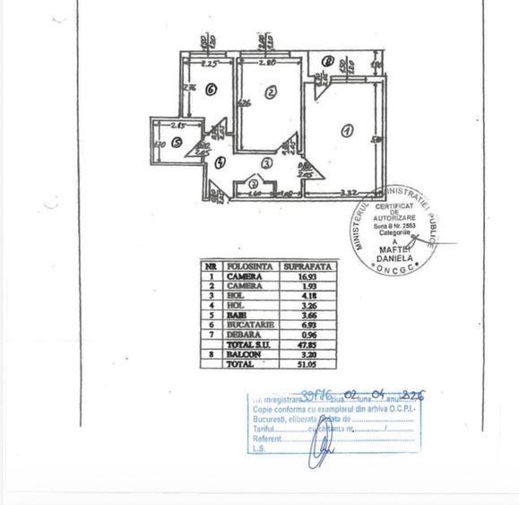 Apartament cu 2 camere decomandat în Baba Novac