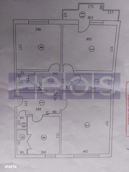 Apartament cu 3 camere decomandat, mobilat în Vitan