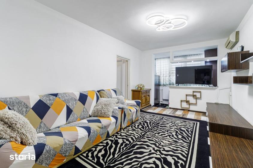Apartament cu 3 camere, mobilat în Giurgiului