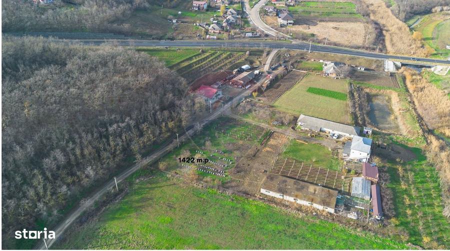 Teren de 1422 mp, în Popricani