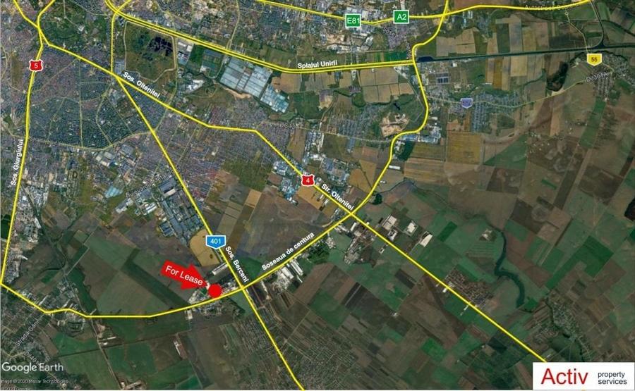 Spațiu industrial, de 3,850 mp, în Sud