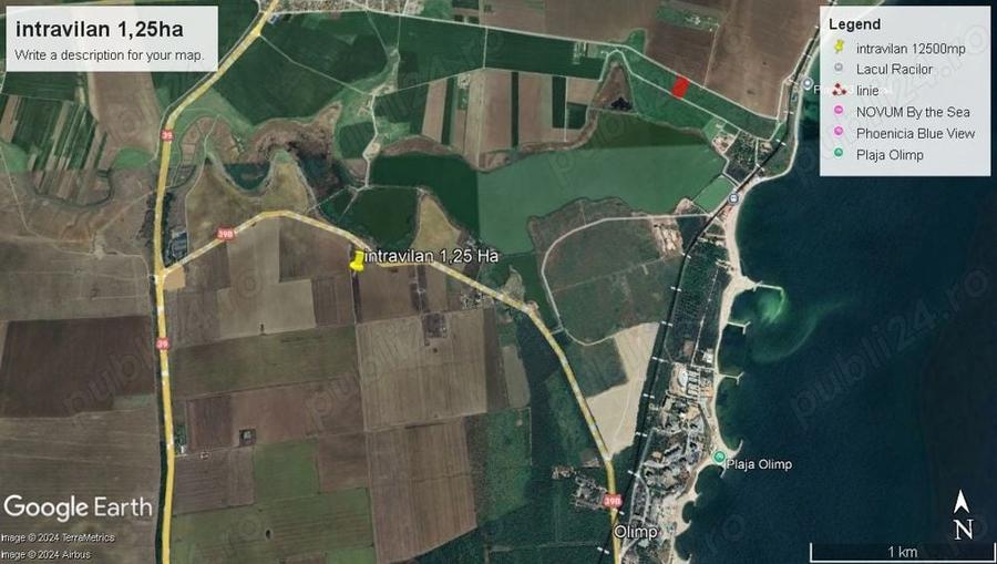 Teren de 12500 mp, în 23 August
