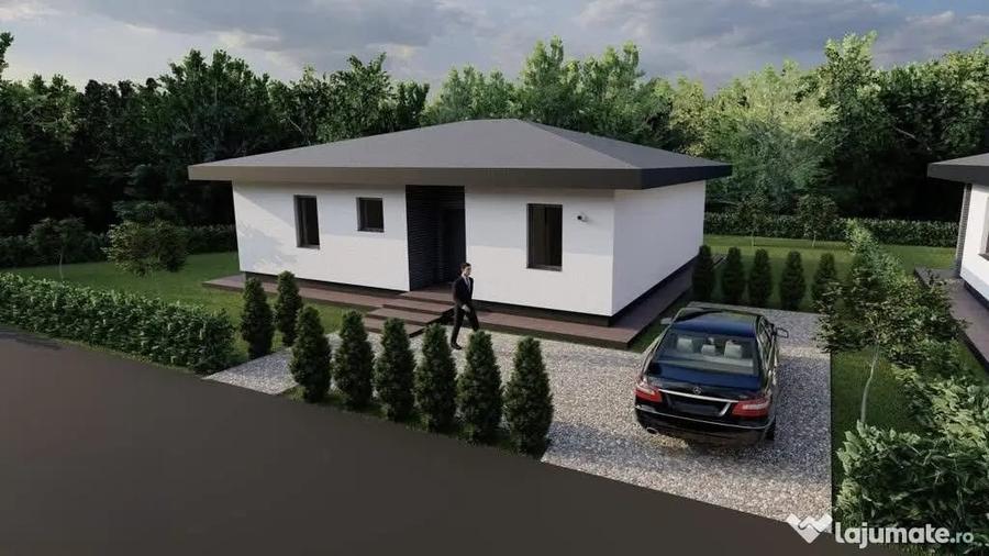 Casă cu 2 camere cu Teren 530 Mp în Bozânta Mică