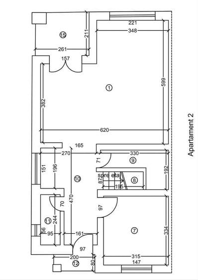 Duplex cu 4 camere cu Teren 280 Mp în Malu Mare