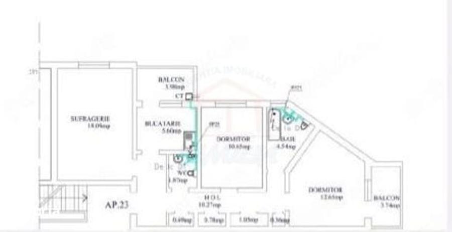 Apartament cu 3 camere în Siderurgiștilor