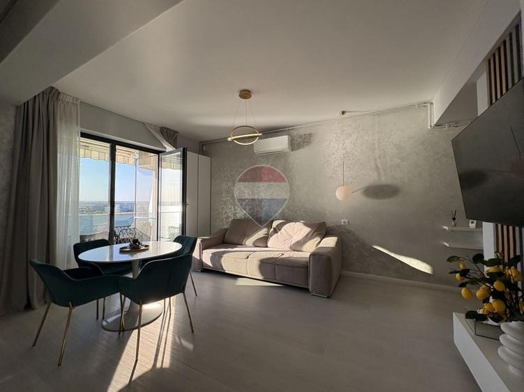 Apartament cu 2 camere semidecomandat, mobilat în Central