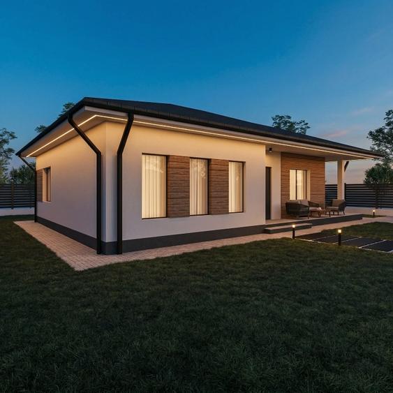 Casă individuală cu 3 camere cu Teren 400 Mp în Miroslava