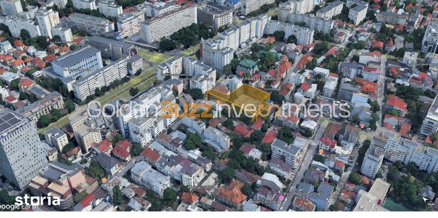 Teren de 2504 mp, în Dorobanți