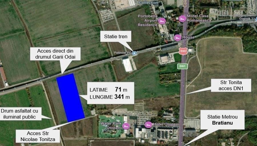 Teren Construcții intravilan de 24000 mp, în Odăi