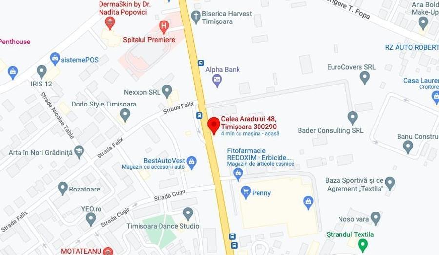 Teren Construcții intravilan de 2564 mp, în Aradului