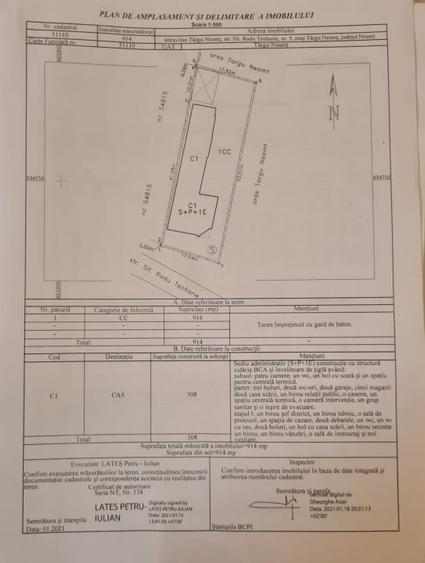 Spațiu comercial, de 914 mp, în Central