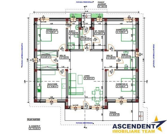 Casă cu 4 camere cu Teren 540 Mp în Bod
