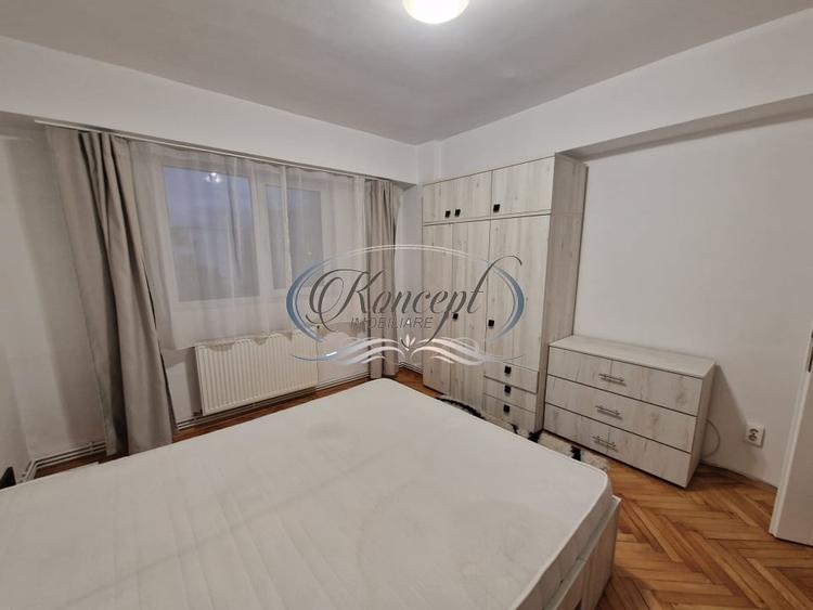 Apartament cu 2 camere decomandat, mobilat în Central