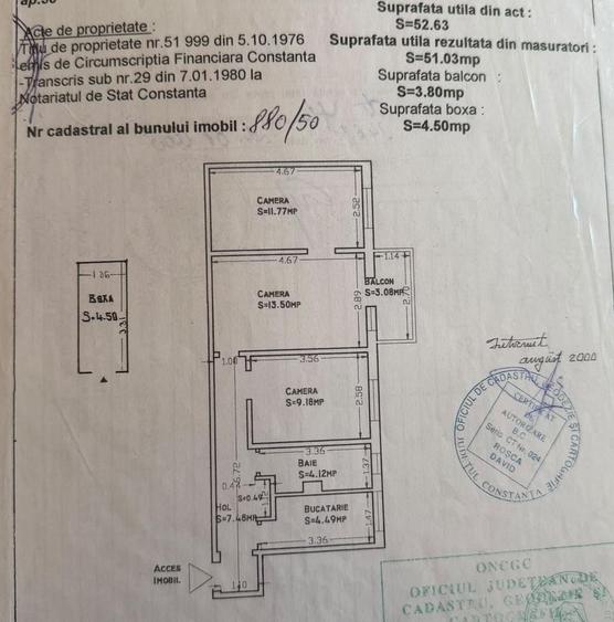 Apartament cu 3 camere semidecomandat, mobilat în Tomis III