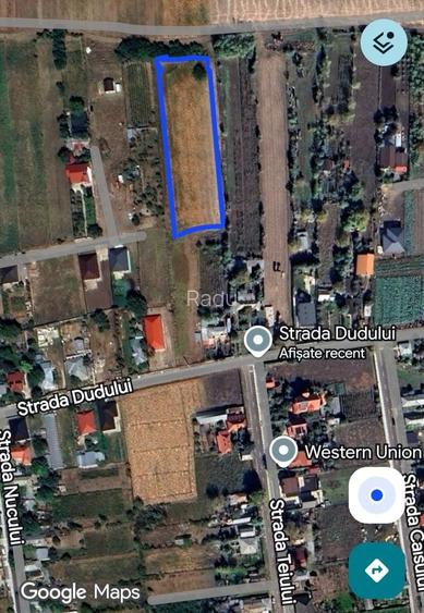 Teren 3.788 mp ,extravilan,T 26/P138,in spate la str.Dudului,sat Vanatori,judet Galati