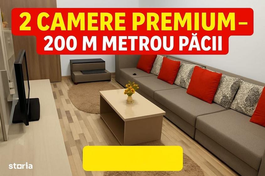 Apartament cu 2 camere decomandat în Păcii