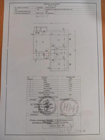 Apartament cu 3 camere decomandat în Nord