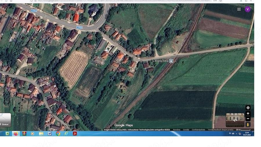 Teren de 1865 mp, în Aluniș