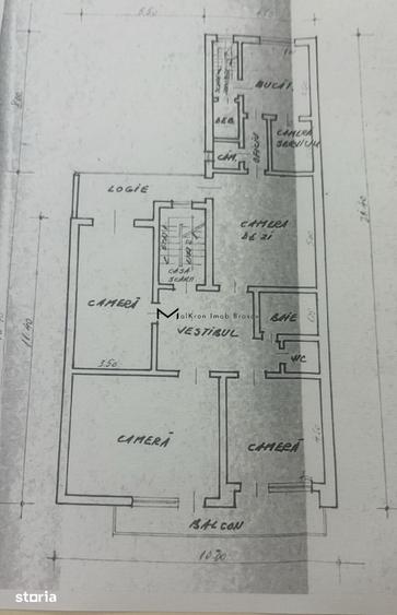 Apartament cu 4 camere în Centrul Istoric