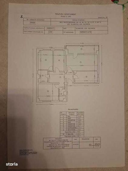 Apartament cu 4 camere decomandat în Central
