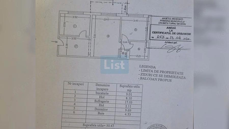 Apartament cu 2 camere semidecomandat în Central