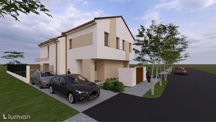 Casă cu 4 camere în Dumbrăvița