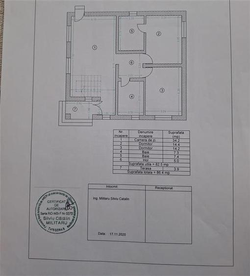 Casă individuală cu 4 camere cu Canalizare în Central