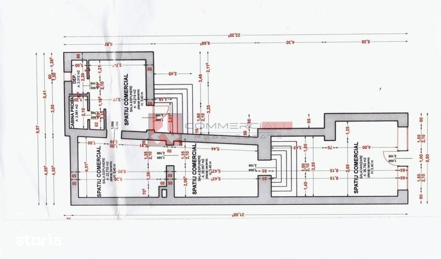 SPATIU COMERCIAL | 97 MP | POZITIONARE PREMIUM | CENTRUL ISTORIC - 9