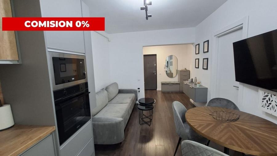 Apartament cu 2 camere circular, mobilat în Est