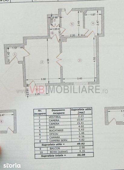 Apartament cu 2 camere în Calea Călărașilor