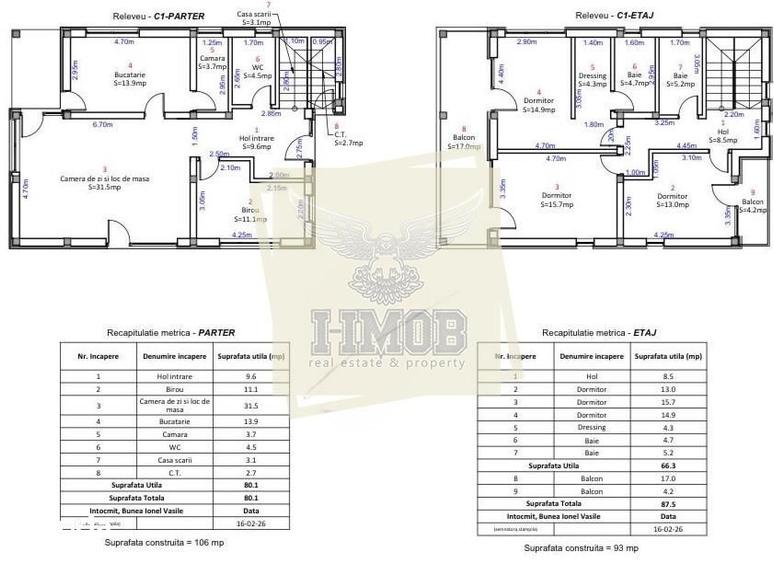 Casa Individuala 5 camere carport filigorie teren 478 mp Cristian - 13