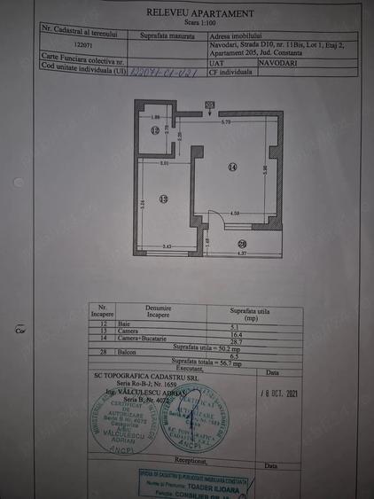 Apartament cu 2 camere decomandat în Nord