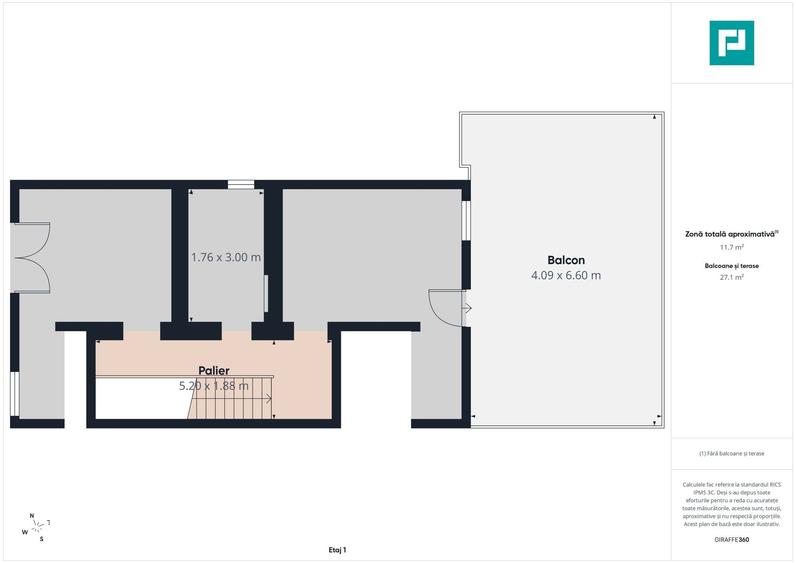 Casă cu 3 camere cu Teren 315 Mp în Central