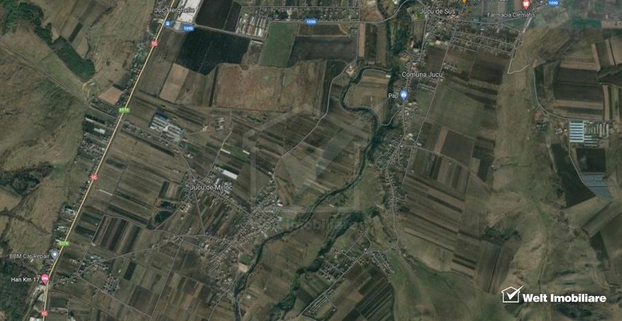 Teren Construcții intravilan de 800 mp, în Jucu de Mijloc
