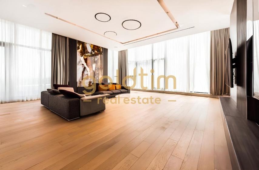 Apartament cu 4 camere semidecomandat, mobilat în Herăstrău