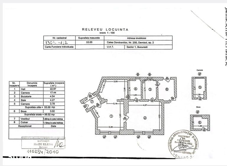 Apartament cu 3 camere în Primăverii
