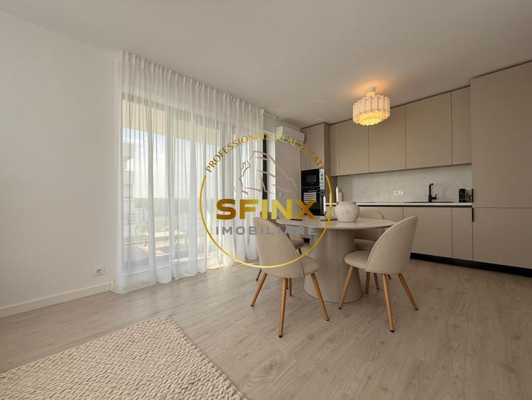 Apartament cu 3 camere decomandat, mobilat în Băneasa