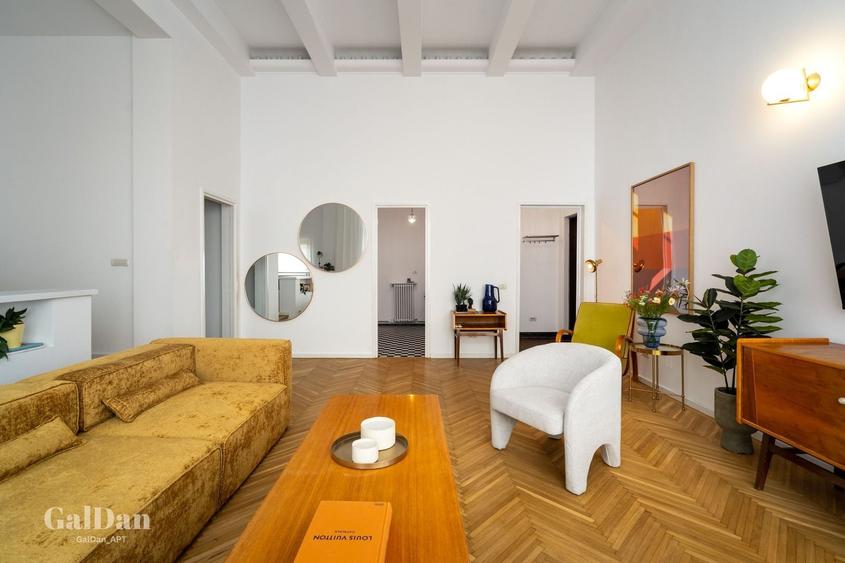Apartament cu 4 camere, mobilat în Cișmigiu
