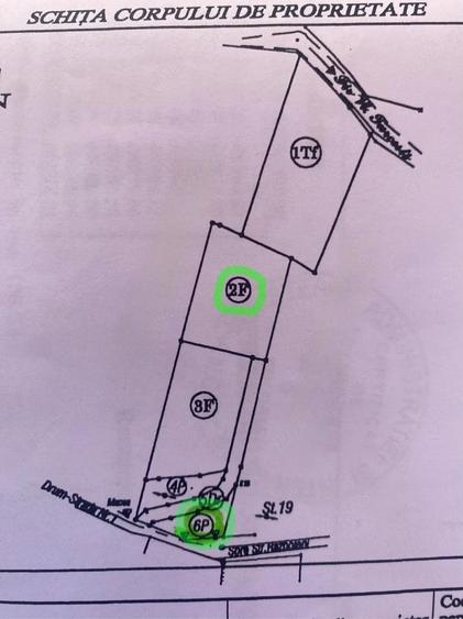 Teren de 1000 mp, în Exterior Vest