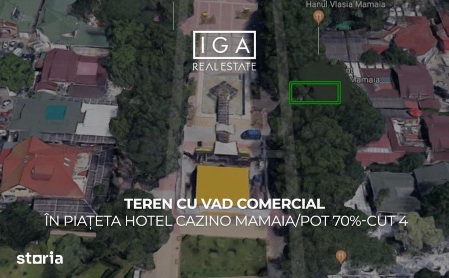 Teren cu vad comercial in Piateta Hotel Cazino Mamaia / POT 70% - CUT - 5